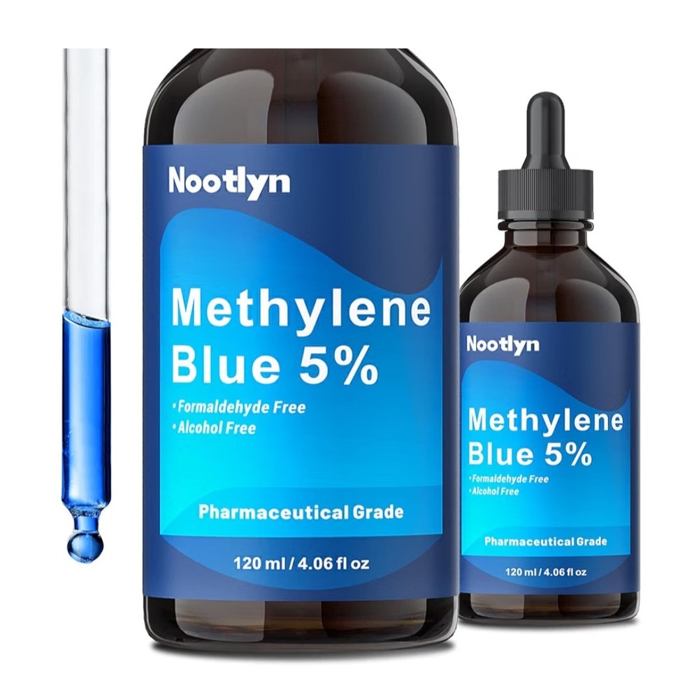 Nootlyn Methylene Blue 5% Pharmaceutical Grade USP 120ml Liquid Supplement
